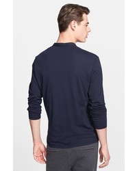 The Kooples Sport Embroidered Crest Henley