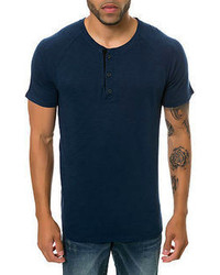 Uncl The Raw Henley In Navy