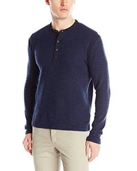 Calvin Klein Jeans Long Sleeve Waffle Henley Shirt