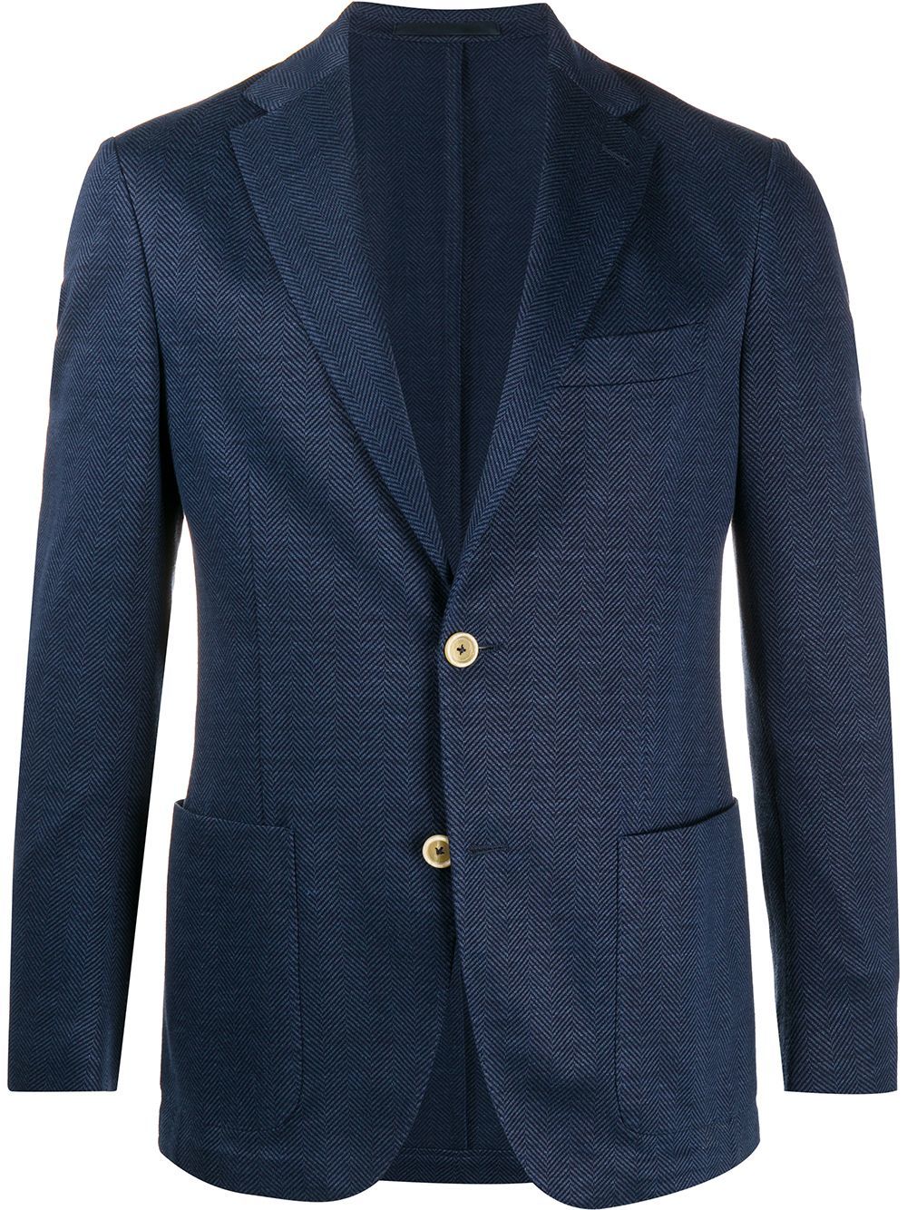 Eleventy Fitted Herringbone Blazer, $444 | farfetch.com | Lookastic