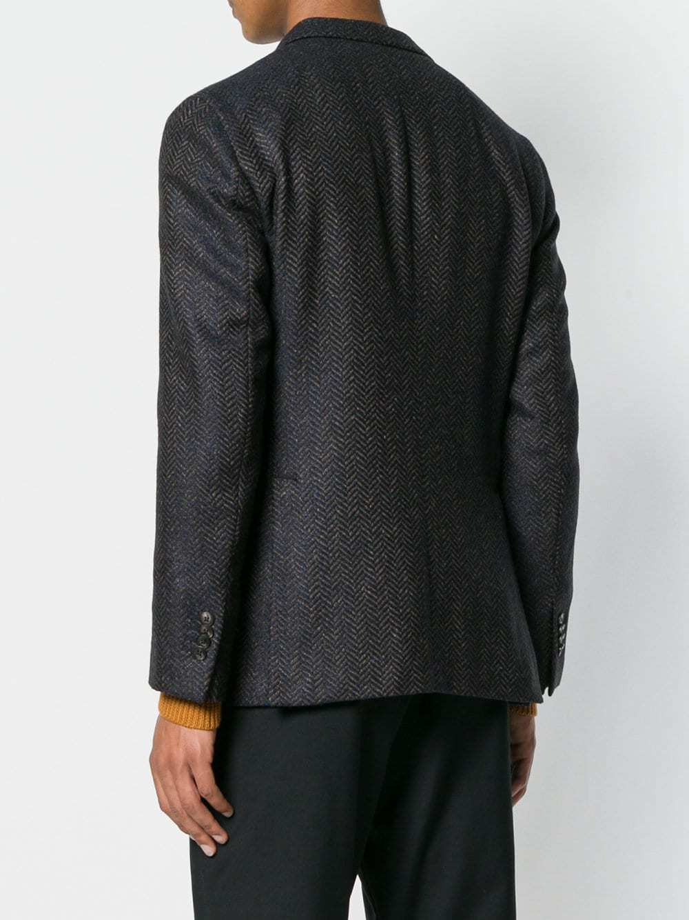 Boglioli Herringbone Blazer, $658 | farfetch.com | Lookastic