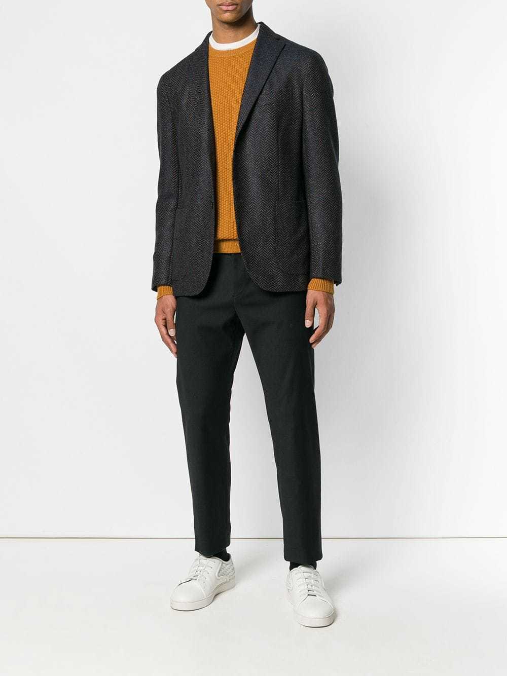 Boglioli Herringbone Blazer, $658 | farfetch.com | Lookastic