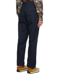 Engineered Garments Navy Fatigue Trousers