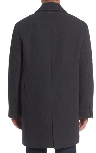 Andrew Marc Marc New York Herringbone Wool Blend Car Coat 225