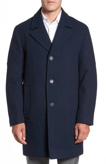 Andrew Marc Marc New York Herringbone Wool Blend Car Coat 225