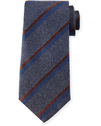 Giorgio Armani Herringbone Stripe Silk Tie