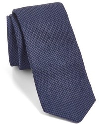 Ted Baker London Herringbone Silk Wool Skinny Tie