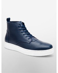 Calvin Klein Natel Leather High Top Sneaker