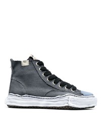 Maison Mihara Yasuhiro Lace Up Hi Top Sneakers