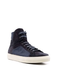 Corneliani Lace Up High Top Sneakers