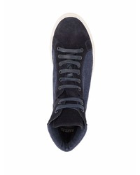 Corneliani Lace Up High Top Sneakers