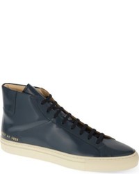 Common Projects Original Vintage Patent Leather High Top Trainers