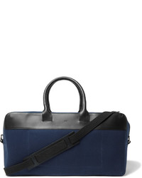 A.P.C. Leather Trimmed Cotton Holdall