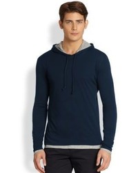 Vince Basic Double Layer Hoodie