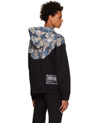 VERSACE JEANS COUTURE Black Tapestry Hoodie
