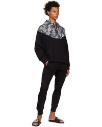 VERSACE JEANS COUTURE Black Tapestry Hoodie