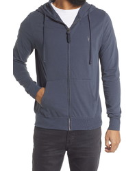 AllSaints Brace Slim Fit Zip Hoodie