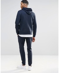 Asos Brand Hoodie Skinny Jogger Set Navy Save 15%