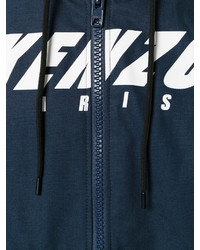 Kenzo Branded Zip Hoodie