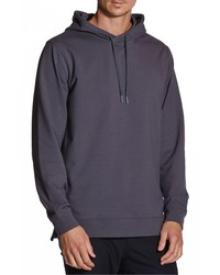 CUTS CLOTHING Cuts Split Hem Pullover Hoodie In Cast Iron At Nordstrom