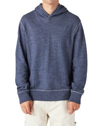 Lucky Brand Duofold Cotton Hoodie In Navy At Nordstrom