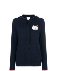 Chinti & Parker Hello Kitty Patch Hooded Sweater