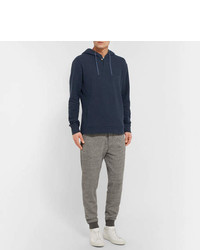 Oliver Spencer Loungewear Textured Cotton Hoodie