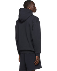 Balenciaga Navy Bb Corp Hoodie