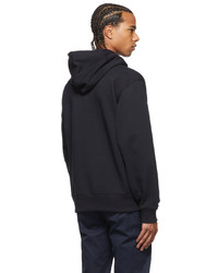 Lacoste Navy Cotton Hoodie