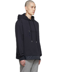 Moncler Navy Cotton Hoodie