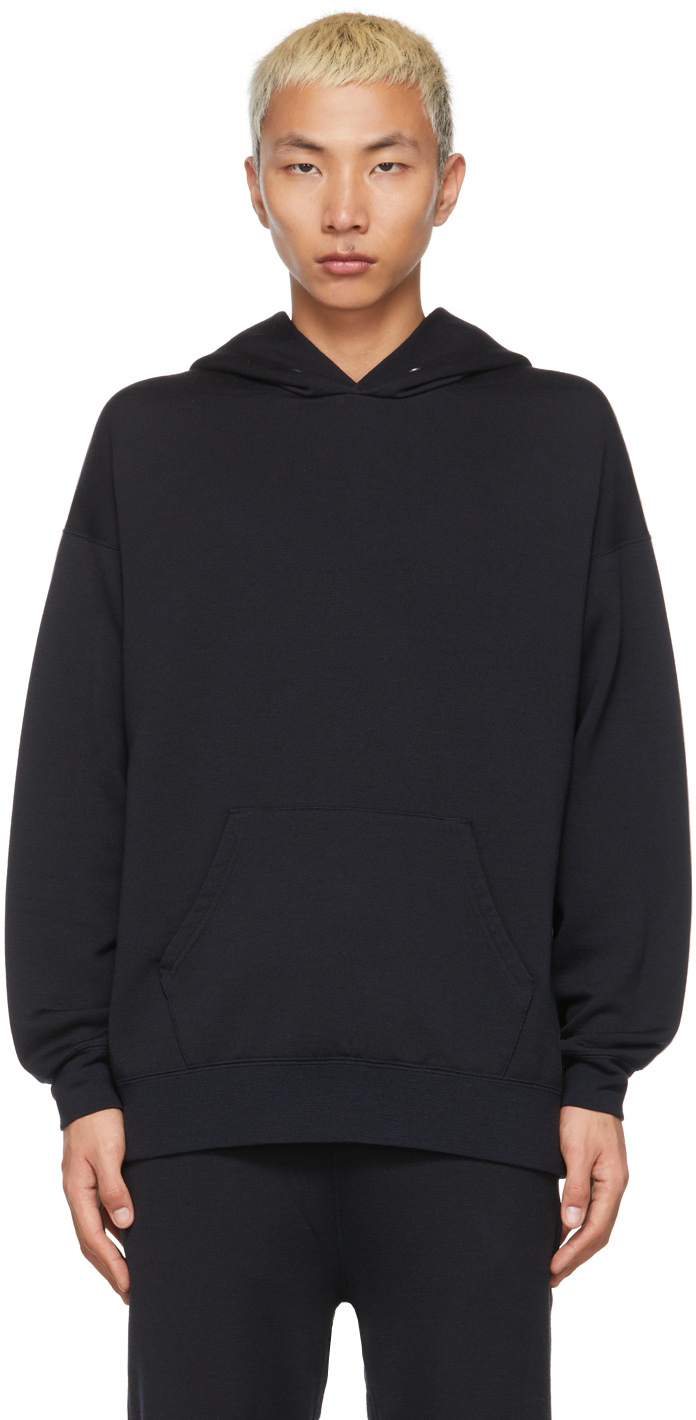 VISVIM Navy Jumbo Hoodie, $690 | SSENSE | Lookastic