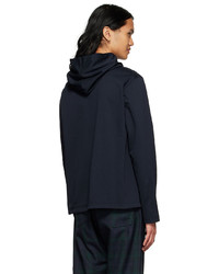 Comme des Garcons Homme Deux Navy Polyester Hoodie
