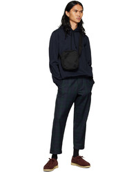 Comme des Garcons Homme Deux Navy Polyester Hoodie