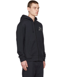 BOSS Navy Russell Athletic Edition Zip Up Sweater