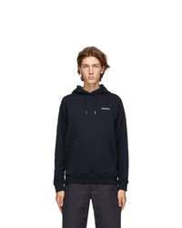 Norse Projects Navy Vagn Logo Hoodie