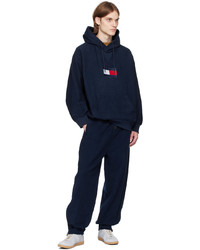 Tommy Jeans Navy Washed Hoodie
