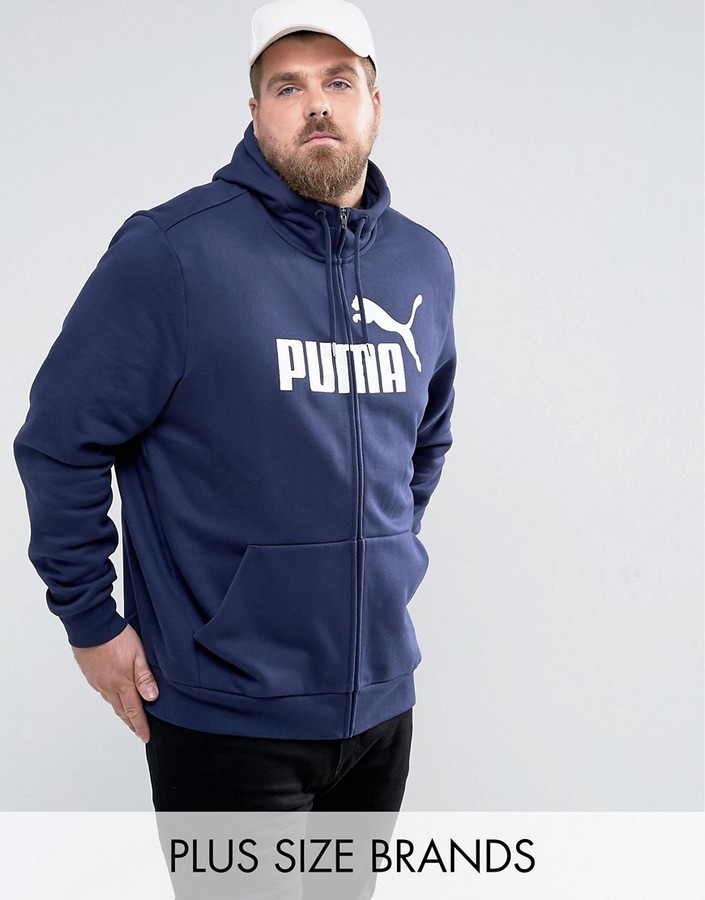 Puma Plus No1 Zip Hoodie In Navy 83825906, $59 | Asos | Lookastic