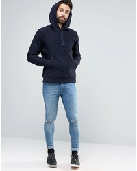 Paul Smith Ps By Hoodie In Regular Fit Navy