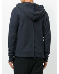 Thom Krom Slim Fit Zipped Hoodie