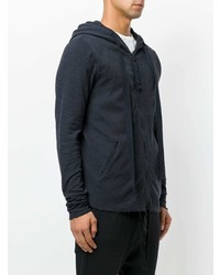 Thom Krom Slim Fit Zipped Hoodie