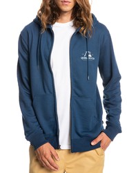 Quiksilver These Days Zip Up Hoodie In Insignia Blue At Nordstrom