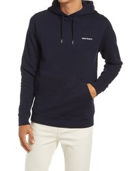 Norse Projects Vagn Hoodie In Dark Navy At Nordstrom