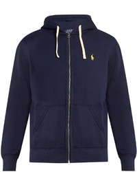 Polo Ralph Lauren Zip Up Cotton Blend Hooded Sweatshirt