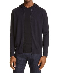 Emporio Armani Zip Up Hooded Travel Sweater