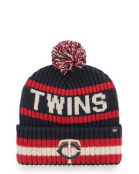 '47 Navy Minnesota Twins Bering Cuffed Knit Hat With Pom At Nordstrom