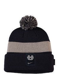 Nike Navy Utah State Aggies Logo Sideline Cuffed Knit Hat With Pom At Nordstrom