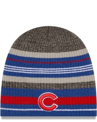 New Era Royal Chicago Cubs Striped Beanie Hat At Nordstrom