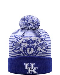 Top of the World Royal Kentucky Wildcats Line Up Cuffed Knit Hat With Pom At Nordstrom