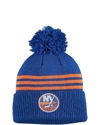 adidas Royal New York Islanders Locker Room Three Ed Knit Hat With Pom At Nordstrom