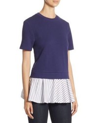 Carven Babydoll Layered Top